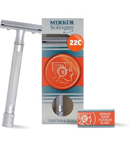 Amazon.com: Edwin Jagger Chrome Lined Double Edge Razor - Long